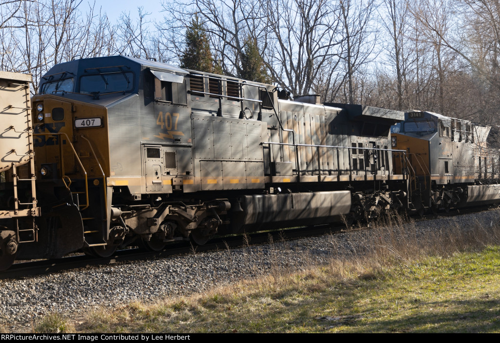 CSX 407 battling the Blue Ridge Grade